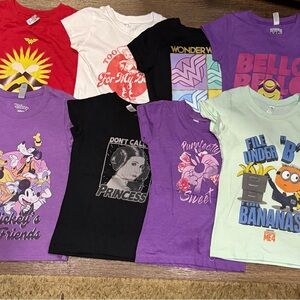 Target Kids Graphic T-Shirt Collection - Purple, Black, White, Red